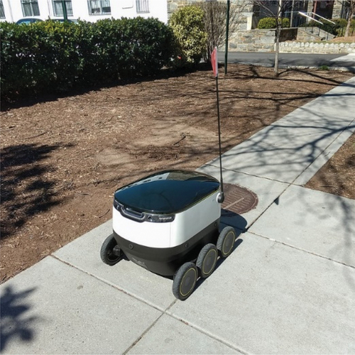 Figure 4. An example of food delivery robot.