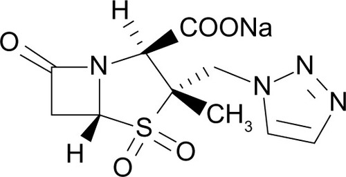 Figure 2 Chemical structure of tazobactam.
