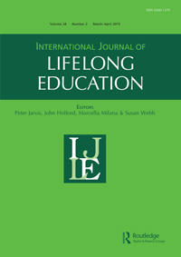 Cover image for International Journal of Lifelong Education, Volume 34, Issue 2, 2015