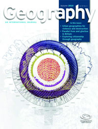 Cover image for Geography, Volume 95, Issue 3, 2010