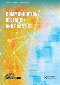 Cover image for Communication Research and Practice, Volume 1, Issue 3, 2015
