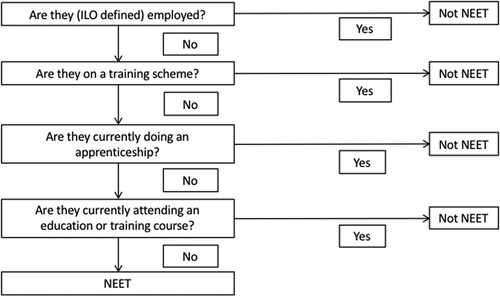 Figure 1. NEET definition flowchart