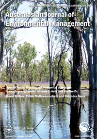 Cover image for Australasian Journal of Environmental Management, Volume 28, Issue 4, 2021