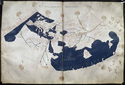 Figure 3. Ptolemy world map (British Library Citation2019).