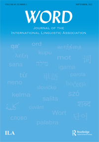 Cover image for WORD, Volume 69, Issue 3, 2023