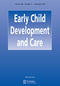Cover image for Early Child Development and Care, Volume 188, Issue 11, 2018