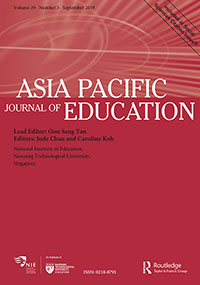 Cover image for Asia Pacific Journal of Education, Volume 39, Issue 3, 2019