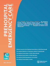 Cover image for Prehospital Emergency Care, Volume 27, Issue sup1, 2023