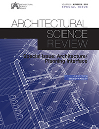 Cover image for Architectural Science Review, Volume 59, Issue 6, 2016