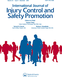 Cover image for International Journal of Injury Control and Safety Promotion, Volume 25, Issue 4, 2018