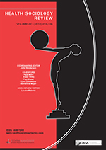 Cover image for Health Sociology Review, Volume 22, Issue 3, 2013