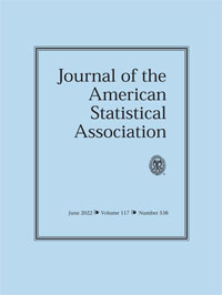 Cover image for Journal of the American Statistical Association, Volume 117, Issue 538, 2022