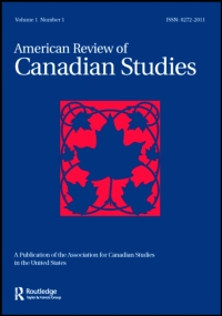 Cover image for American Review of Canadian Studies, Volume 20, Issue 1, 1990