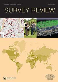 Cover image for Survey Review, Volume 52, Issue 372, 2020