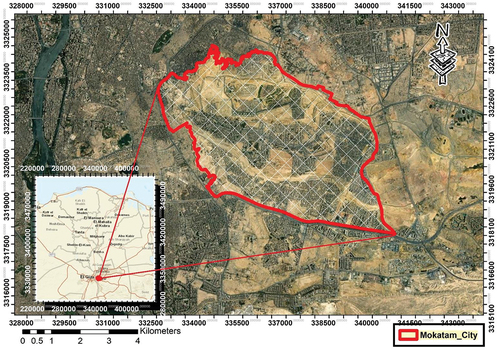 Figure 3. Location of the study area in Egypt.