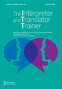 Cover image for The Interpreter and Translator Trainer, Volume 18, Issue 2, 2024