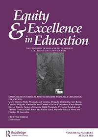Cover image for Equity & Excellence in Education, Volume 53, Issue 3, 2020