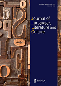 Cover image for Journal of Language, Literature and Culture, Volume 63, Issue 1, 2016