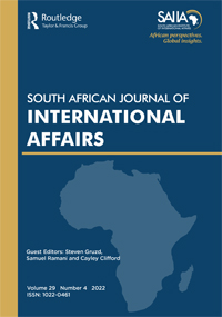 Cover image for South African Journal of International Affairs, Volume 29, Issue 4, 2022