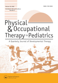 Cover image for Physical & Occupational Therapy In Pediatrics, Volume 42, Issue 5, 2022