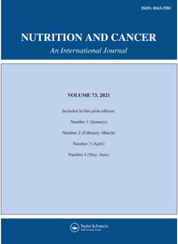 Cover image for Nutrition and Cancer, Volume 73, Issue 3, 2021