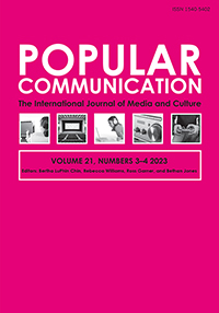 Cover image for Popular Communication, Volume 21, Issue 3-4, 2023