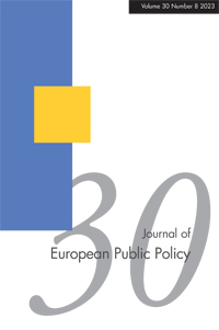 Cover image for Journal of European Public Policy, Volume 30, Issue 8, 2023