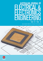 Cover image for Australian Journal of Electrical and Electronics Engineering, Volume 11, Issue 1, 2014