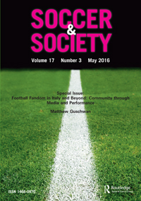 Cover image for Soccer & Society, Volume 17, Issue 3, 2016