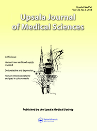 Cover image for Upsala Journal of Medical Sciences, Volume 123, Issue 3, 2018