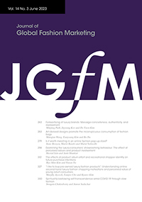 Cover image for Journal of Global Fashion Marketing, Volume 14, Issue 3, 2023