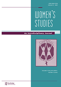 Cover image for Women's Studies, Volume 51, Issue 4, 2022