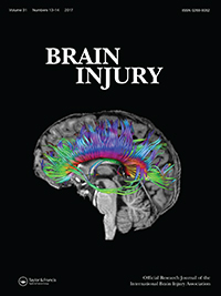 Cover image for Brain Injury, Volume 31, Issue 13-14, 2017