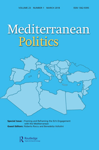 Cover image for Mediterranean Politics, Volume 23, Issue 1, 2018