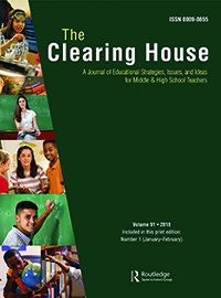 Cover image for The Clearing House: A Journal of Educational Strategies, Issues and Ideas, Volume 91, Issue 1, 2018