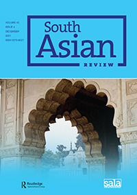 Cover image for South Asian Review, Volume 42, Issue 4, 2021