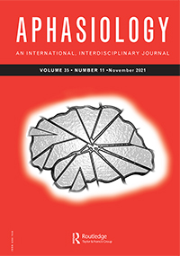 Cover image for Aphasiology, Volume 35, Issue 11, 2021