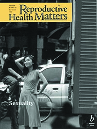 Cover image for Sexual and Reproductive Health Matters, Volume 6, Issue 12, 1998