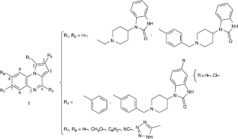 Figure 2 General structure of synthesized substituted pyrrolo[1,2-a]quinoxaline derivatives 1.