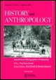 Cover image for History and Anthropology, Volume 20, Issue 3, 2009