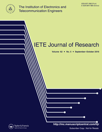 Cover image for IETE Journal of Research, Volume 62, Issue 5, 2016