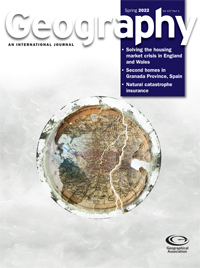 Cover image for Geography, Volume 107, Issue 1, 2022