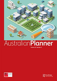 Cover image for Australian Planner, Volume 54, Issue 4, 2017