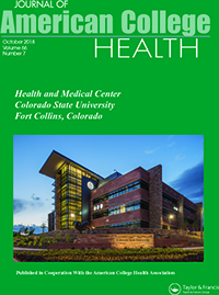 Cover image for Journal of American College Health, Volume 66, Issue 7, 2018
