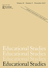 Cover image for Educational Studies, Volume 49, Issue 5, 2023