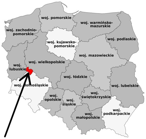 Figure 1 Wschowa county, Lubuskie province, Poland.