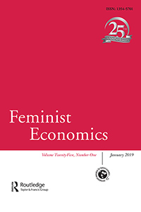 Cover image for Feminist Economics, Volume 25, Issue 1, 2019