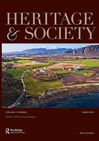 Cover image for Heritage & Society, Volume 11, Issue 1, 2018