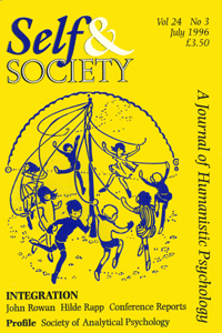 Cover image for Self & Society, Volume 24, Issue 3, 1996