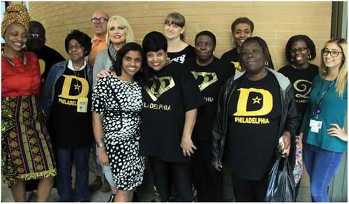 Figure 4. After Vandross died, his former employee Max Szadek collaborated with the Vandross Estate to establish a nonprofit diabetes awareness organization that targets Black women, as they represent the majority of the singer’s fanbase. A network of clubs was created in major cities and social media sites. Pictured are Divabetic Club Philadelphia participants at a 2016 event hosted by the American Diabetes Association. Szadek is pictured in the back left row, against the wall. Source: Divabetic.org.